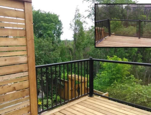 Ottawa Cedar Deck Build with Wrap Around Stairs - MyDeck.ca