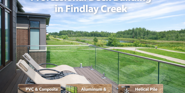 PVC Deck build in Findlay Creek