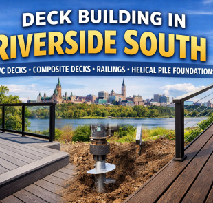 Deck Building Services In Riverside South by MyDeck.ca