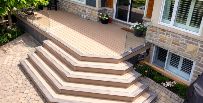 Composite Deck built by MyDeck.ca in Kanata Ontario