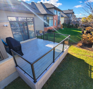 Timbertech PVC Deck build in Manotick Ontario