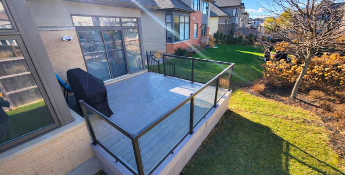 Timbertech PVC Deck build in Manotick Ontario