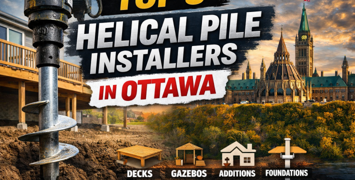 Top 5 Helical Pile Installers in Ottawa