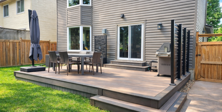 Trex Composite Deck build In Nepean Ontario by MyDeck.ca